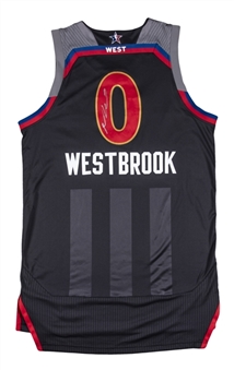 2017 Russell Westbrook Game Issued & Signed NBA All Star Western Conference Jersey (NBA/MeiGray)